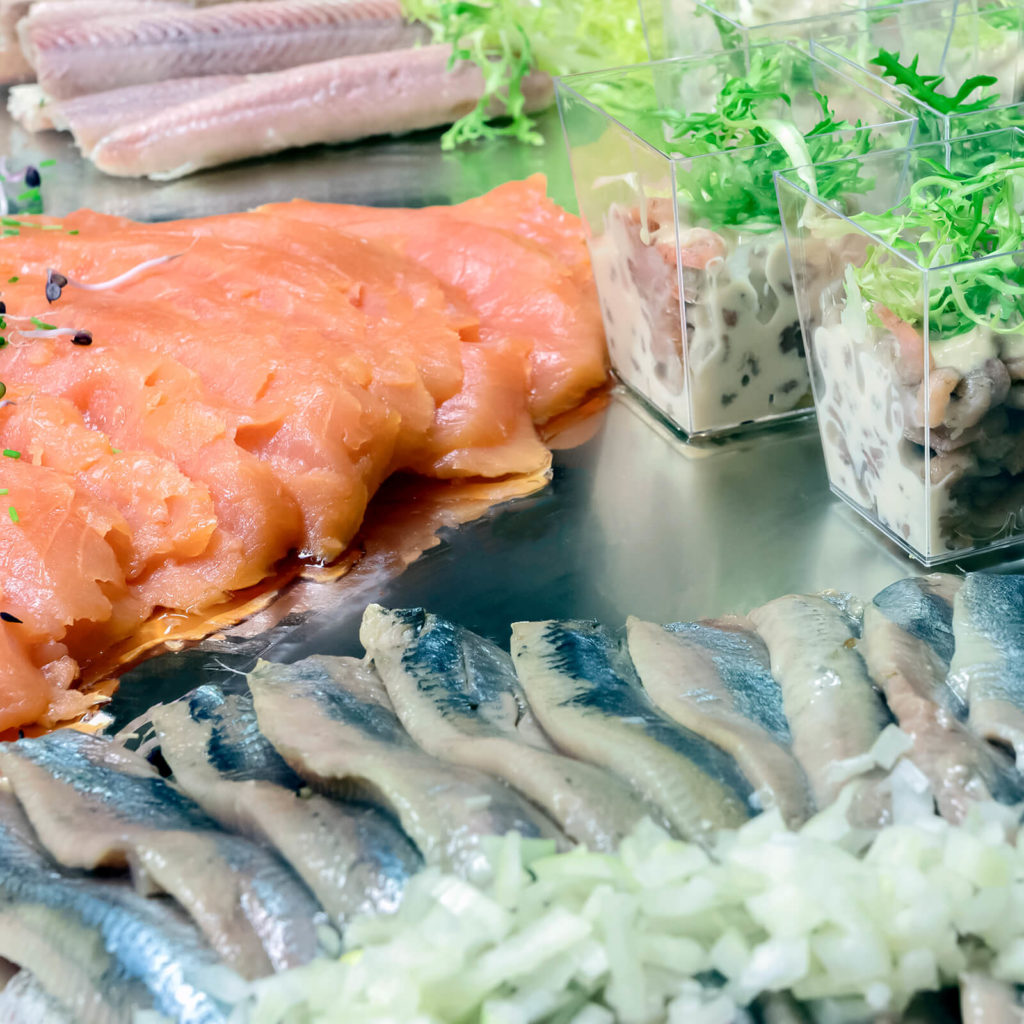 Vis en catering gaan goed samen!